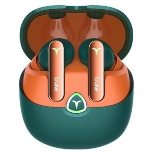 truke New Launch BTG Flex True Wireless in Ear Earbuds, Dual Pairing Ear Buds, 40ms Low Latency Gaming Mode, 60H Playtime Fast Charging, HiFi DSP Sound, Quad-Mic ENC, 13mm Driver,Bluetooth 5.4(Green)