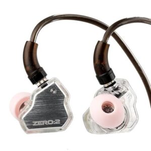 Concept Kart 7Hz x Crinacle Zero 2 in Ear Monitor, Updated 10mm Dynamic Driver IEM, Wired Earbuds Earphones, Gaming Earbuds, with OFC IEM Cable for Musician