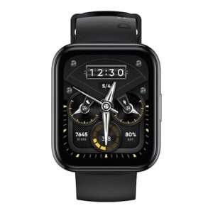 realme Smart Watch 2 Pro (Neo Grey) with 1.75" HD Super Bright Touchscreen, Dual-Satellite GPS, 14-Day Battery, SpO2 & Heart Rate Monitoring, IP68 Water Resistance, Free Size