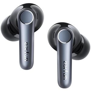 EarFun Air Pro 4 Hybrid Adaptive Noise Canceling Wireless In-Ear Earbuds Bluetooth,2024 Vgp Goal Award,Qualcomm Snapdragon Sound,Aptx Lossless,6 Mics Ai Cvc Call,Ldac Hi-Res Audio,52H Playtime,Bt5.4
