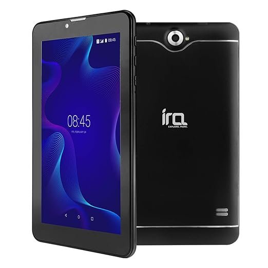 Wishtel IRA W801 8-Inch Tablet with 2GB RAM, 32GB ROM, Dual SIM 4G Connectivity, 8MP Rear Camera, 5MP Front Camera, Android 10 OS, 1280 x 800 Pixels Resolution, and 5500mAh Battery (Black)