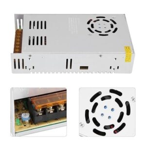 TRIDEV TRADERS DC 36V 10A 360W Switching Power Supply Universal Regulated Transformer (AC 220V/240V to DC 36Volt 10Ampere 360Watts Suitable for LED Strips, car stereos, Wireless routers, Printers