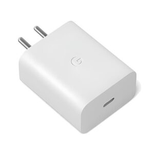 Google 30W Original Type C Fast Charging Power Adapter for Google 9 Pro XL/9 Pro/8 Pro/8/8a,7 Pro/7/7A, Pixel 6 Pro/6, Tablet/Chrome Books & Other USB C Devices Quick Charger Support - 30 watt, White