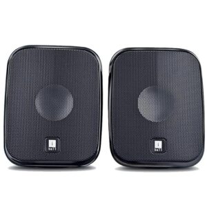 iBall Decor 9-2.0 USB Powered Computer Multimedia Speakers with in-line Volume Controller, Black d-3