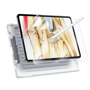 ESR 2 Pack Paper-Feel Screen Protector for iPad Air 11 inch M2 (2024), Write and Draw Like on Paper, Paper-Touch Guard for Air 6th, Scratch Protection with Easy Application Tray, Thin and Responsive
