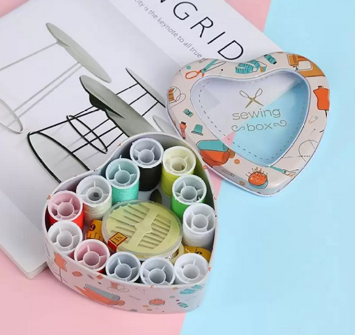 Onshoppy Portable Mini Travel Sewing Kit for Adults & Kids Manual Sewing Machine ( Built-in Stitches 0)