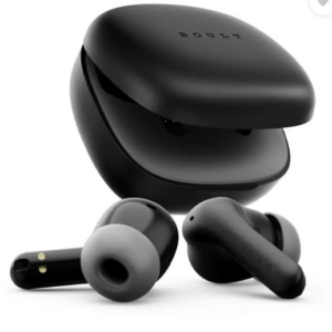 Boult K10 50H Battery, 4 Mic ENC, 45ms Low Latency, Dual Master, Touch Control, 5.4v Bluetooth (Pure Black, True Wireless)