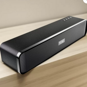 Mivi Fort H30,4000 mAh, 6 Hours Playtime, BT v5.1 30 W Bluetooth Soundbar (Black, 2.0 Channel)