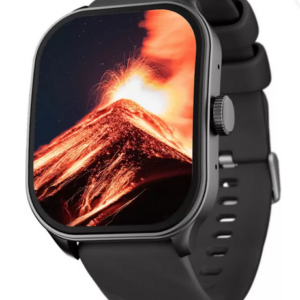 Fastrack Revoltt FS1 Pro|World's First,1.96" Super AMOLED|Highest Resolution|BT Calling Smartwatch (Black Strap, Free Size)