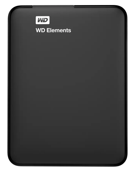 WD Elements 1 TB Wired External Hard Disk Drive (HDD) (Black)