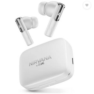 boAt Nirvana Ivy w/ 360 Spatial Audio, Dynamic Head Tracking,ANC(~50dB) & App Support Bluetooth (Gunmetal White, True Wireless)