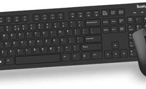 Koaty Core CW125 Multimedia Wireless Keyboard & Mouse, Soft Typing, Full Size Combo Set