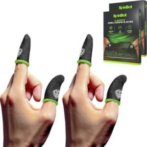 SpinBot Gaming Sleeves (4 Piece) Gaming Accessory Kit??(Black, For Android, iOS)