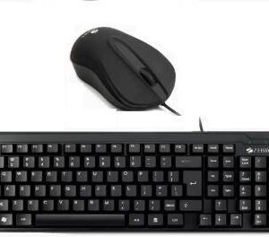 ZEBRONICS Zeb-K35 Keyboard and ZEB-WING Wired Optical Mouse Combo Set